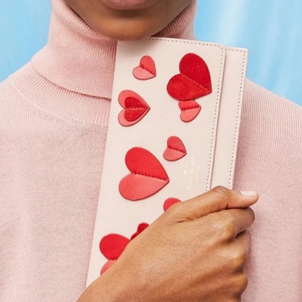 kate spade harling “heart it” wallet